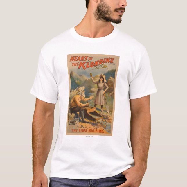 Camiseta Corazón del teatro de la minería aurífera de (Anverso)