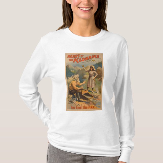 Camiseta Corazón del teatro de la minería aurífera de (Anverso)