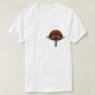 Camiseta Corazón Desabrochado, Lleno de Amor Newfie