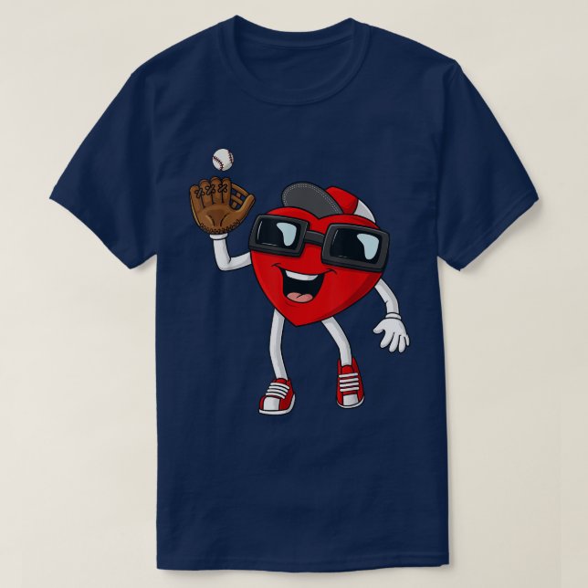Camiseta Corazón día de San Valentín atrapando a un chico g (Diseño del anverso)