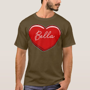 Camiseta Corazón dibujado a mano BellaNombre Corazones que