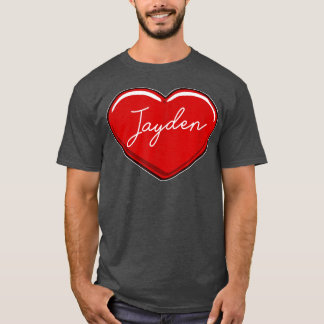 Camiseta Corazón dibujado a mano JaydenNombre Corazones que