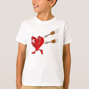 Camiseta Corazón divertido del el día de San Valentín qu