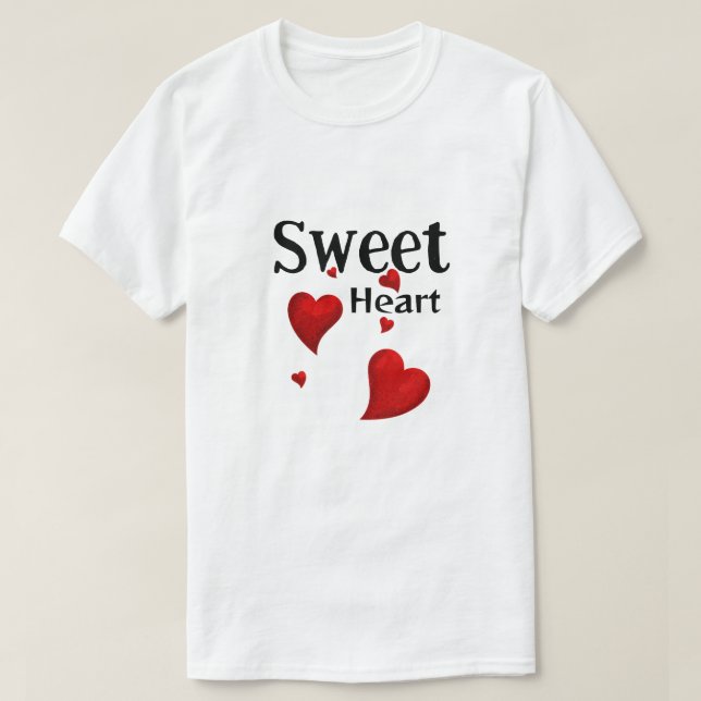 Camiseta Corazón dulce (Diseño del anverso)