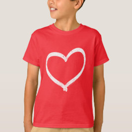 Camiseta Corazón El día de San Valentín Infantil