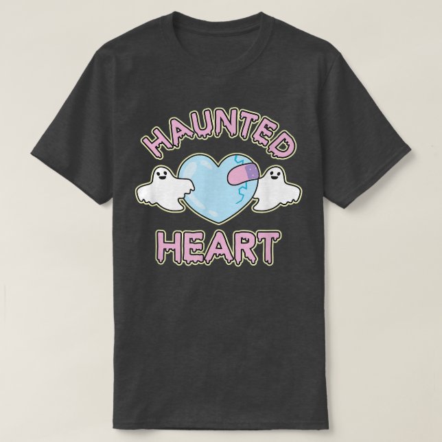 Camiseta Corazón embrujado con el corazón roto con los fant (Diseño del anverso)