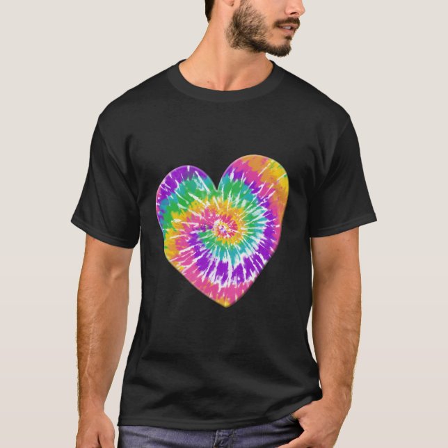 Camiseta Corazón en el ojo de empate (Anverso)
