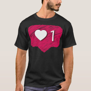 Camiseta Corazón en la burbuja del discurso rojo bruja must