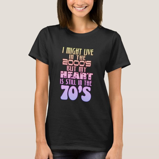 Camiseta Corazón en los años 70 (Anverso)