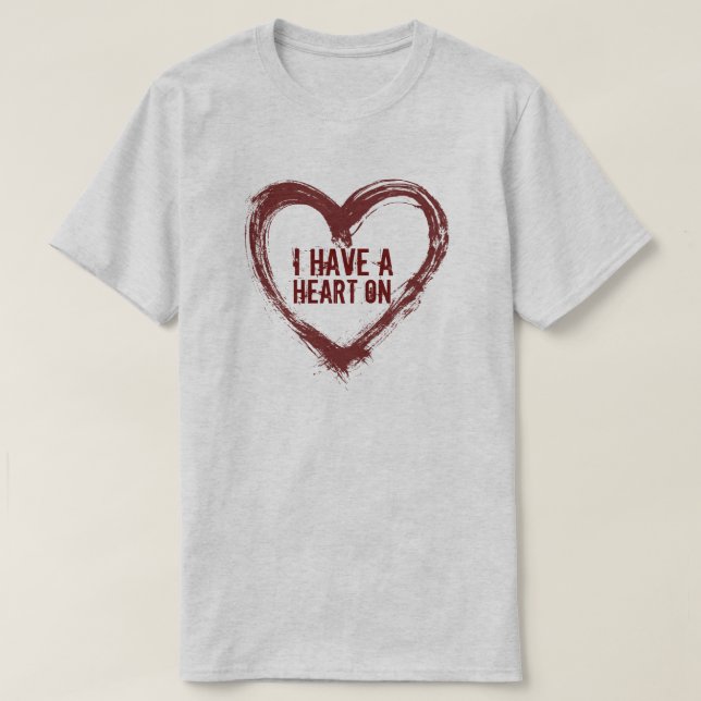 Camiseta Corazón encendido (Diseño del anverso)