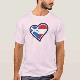 Camiseta Corazón escocés austríaco – Ama Escocia y Austria