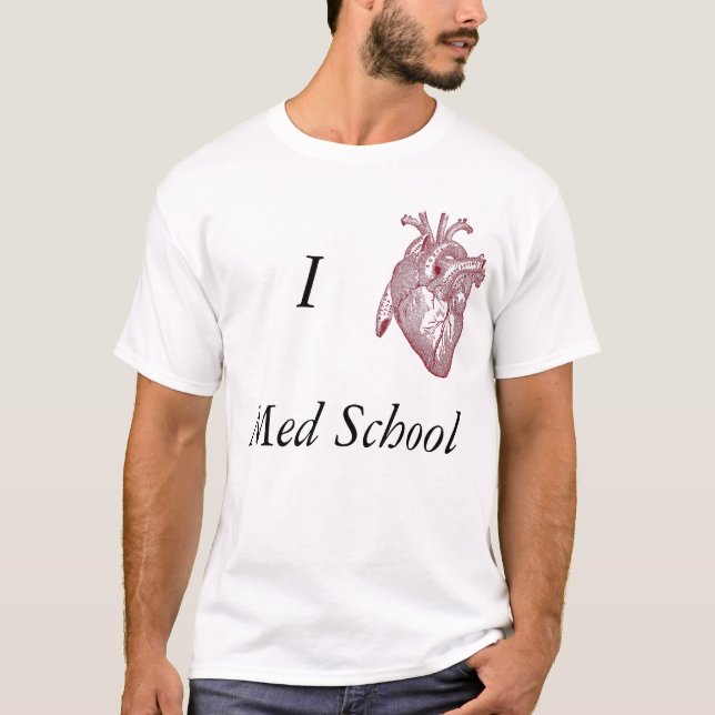 Camiseta [Corazón] escuela del MED I (Anverso)