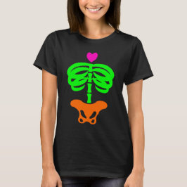 Camiseta Corazón Esqueleto