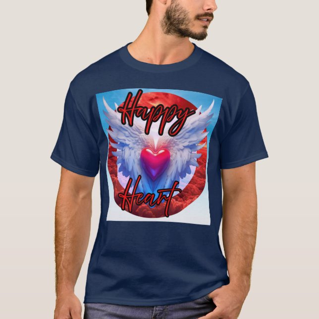 Camiseta Corazón feliz (Anverso)