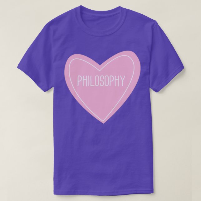 Camiseta Corazón filosófico 1 (Diseño del anverso)