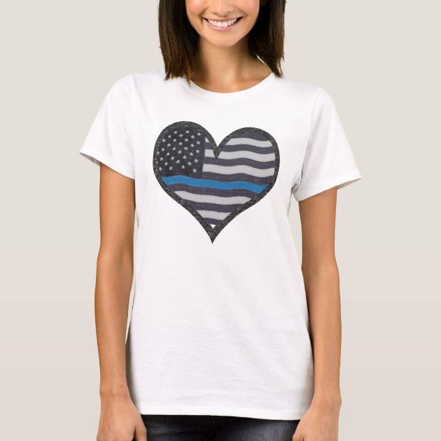 Camiseta Corazón fino de Blue Line (Anverso)