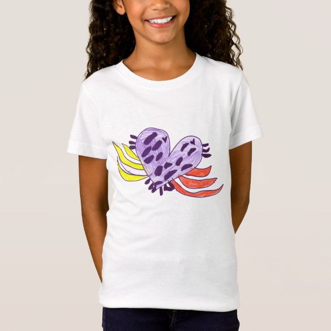 Camiseta Corazón flotante (Anverso)