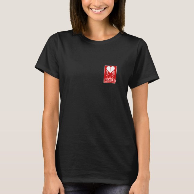 Camiseta Corazón frágil (Anverso)
