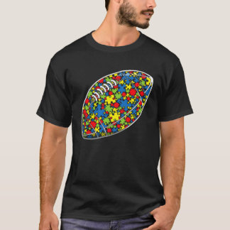 Camiseta Corazón Fútbol Conciencia del Autismo Deporte Amor