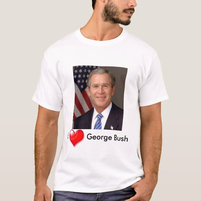 Camiseta Corazón George Bush (Anverso)