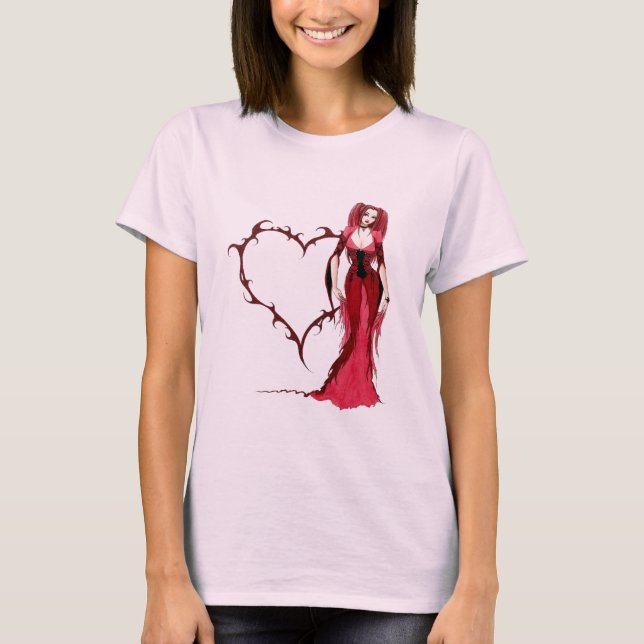 Camiseta Corazón gótico (Anverso)