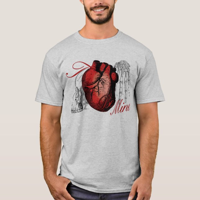 Camiseta Corazón gótico sé mío (Anverso)