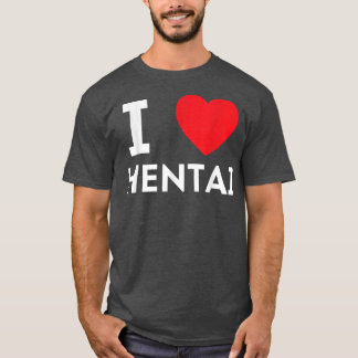 Camiseta Corazón Hentai Amo Hentai