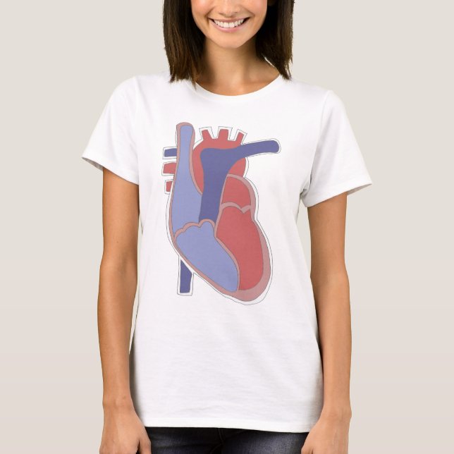 Camiseta Corazón humano (Anverso)
