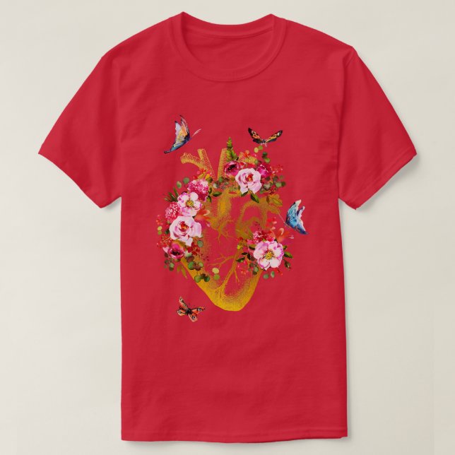 Camiseta Corazón humano (Diseño del anverso)