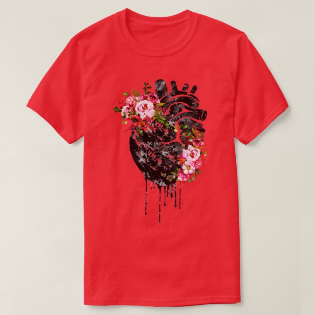 Camiseta Corazón humano 2 (Diseño del anverso)
