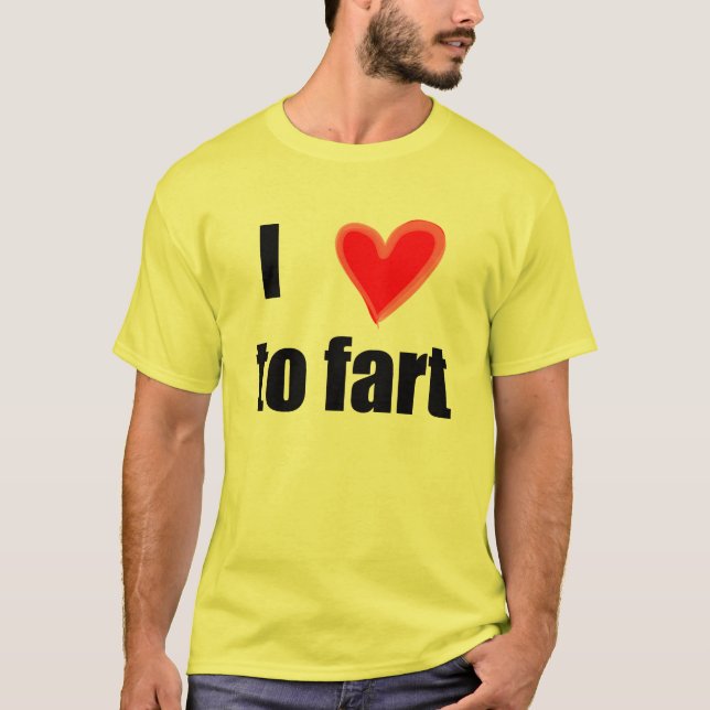 Camiseta Corazón I a fart (Anverso)