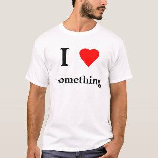 Camiseta corazón, I, algo
