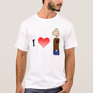 Camiseta corazón i el hombre weeble