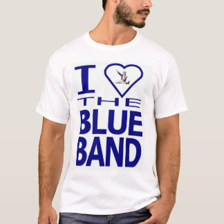 Camiseta Corazón I la banda azul