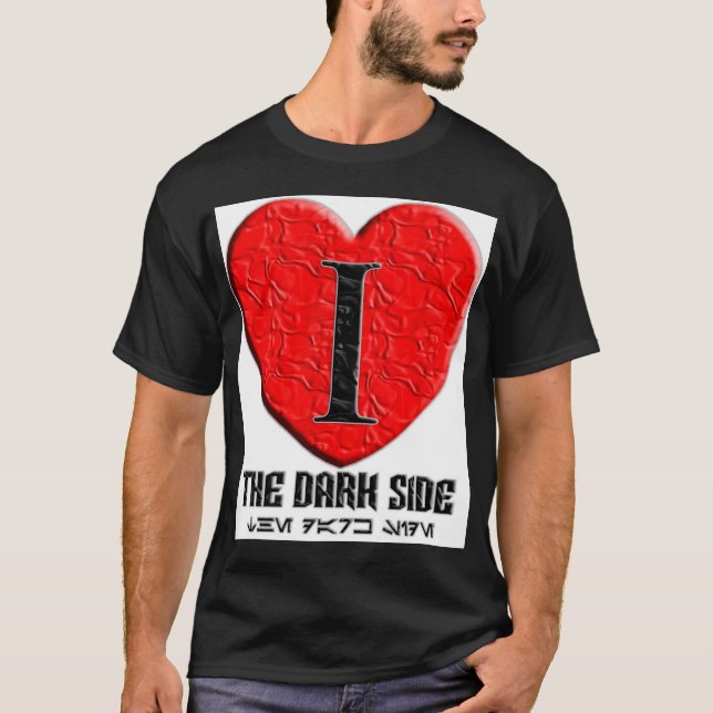 Camiseta Corazón I la oscuridad del darkside (Anverso)