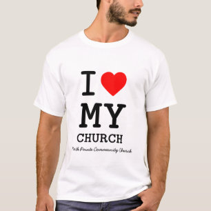 Camiseta Corazón I mi iglesia