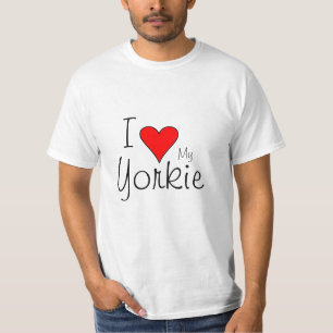 Camiseta Corazón I mi yorkie
