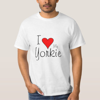 Camiseta Corazón I mi yorkie
