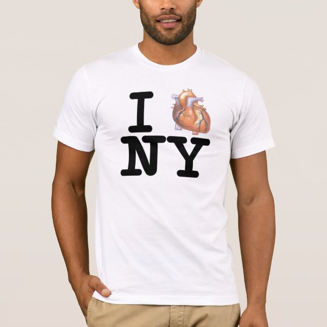 Camiseta corazón i ny (Anverso)