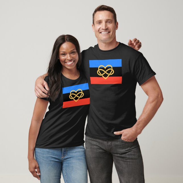 Camiseta Corazón Infinito Poliamoroso (Unisexo)