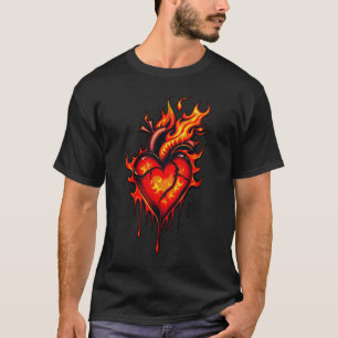 Camiseta Corazón inflamante.