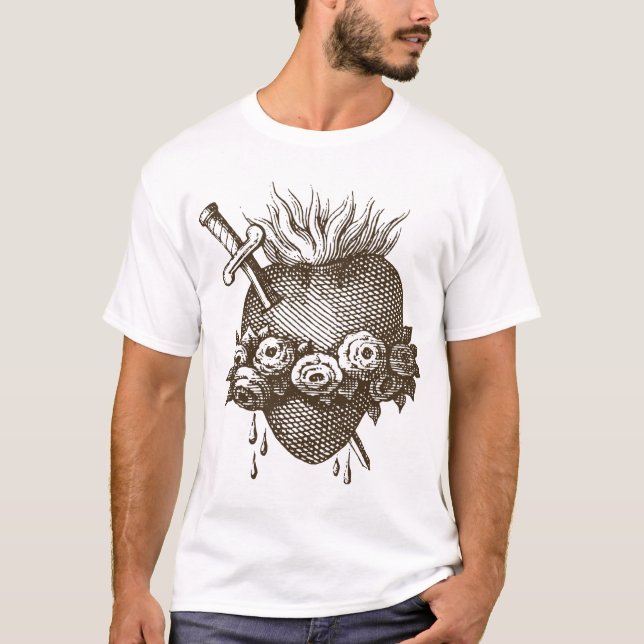Camiseta Corazón inmaculado de (Anverso)