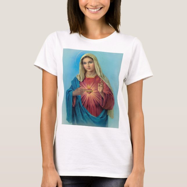 Camiseta Corazón Inmaculado De María (Anverso)