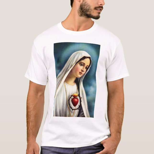 Camiseta Corazón inmaculado de Maria (Anverso)