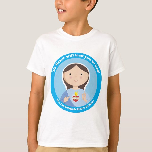 Camiseta Corazón inmaculado de Maria (Anverso)