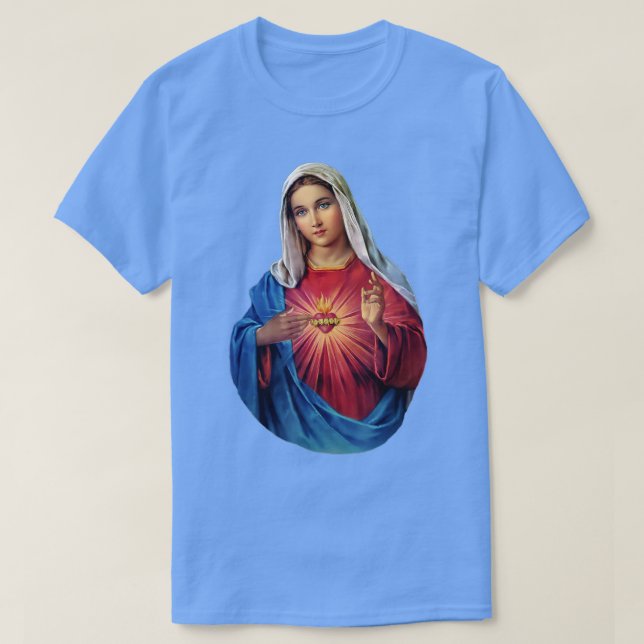 Camiseta Corazón inmaculado de María (Diseño del anverso)