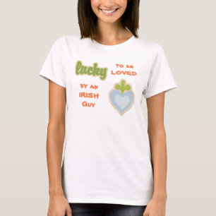 Camiseta Corazón irlandés afortunado del amor