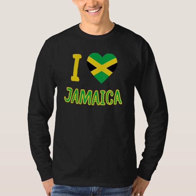 Camiseta Corazón Jamaica (Anverso)