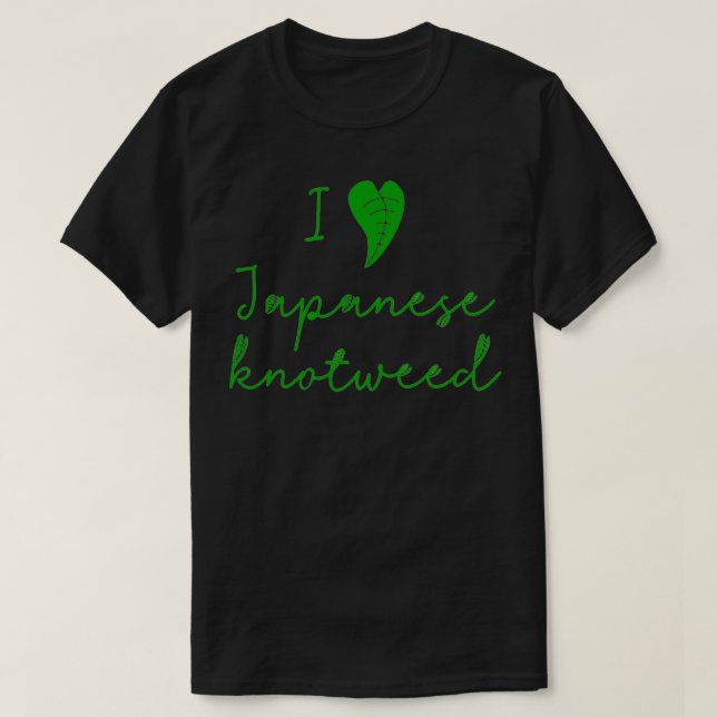 Camiseta ¡Corazón Japonés Knotweed! (Diseño del anverso)