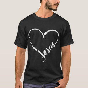 Camiseta Corazón Jesús amor dios yo amo a Jesús